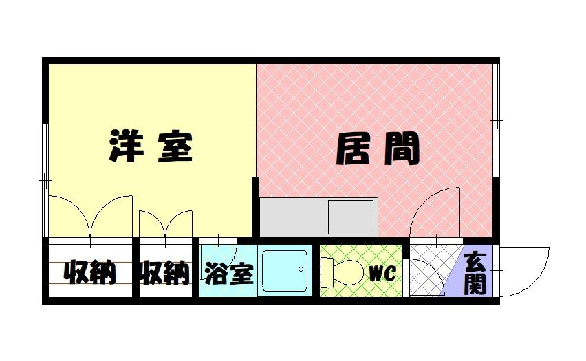 インペリアル１４２０１間取図