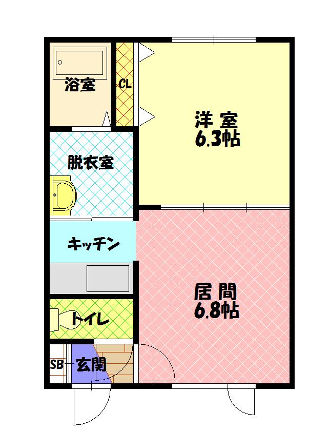 フルハウス101間取図