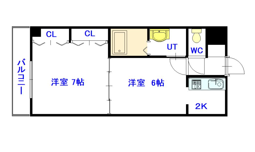 ノルテ６条通弐番館０５０４間取図
