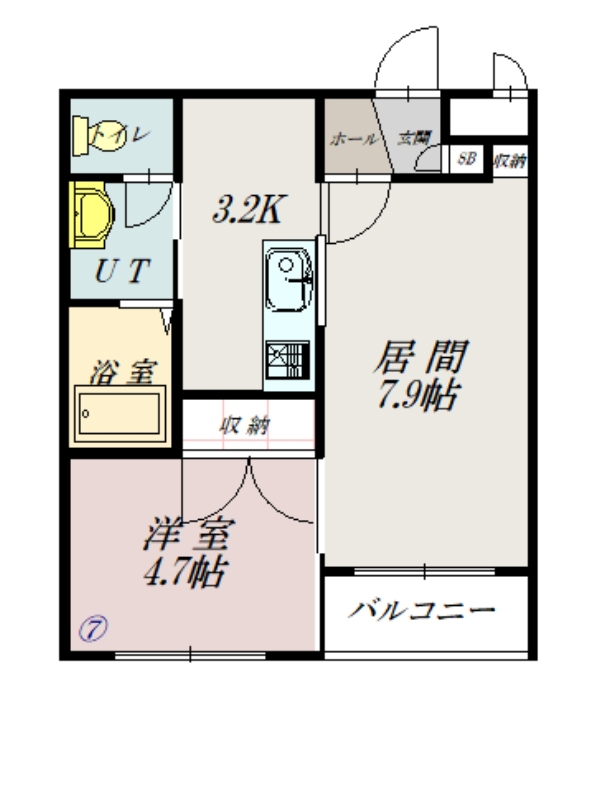 エスポアール310107間取図