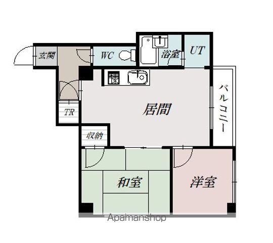 旭川２・３ビル７０１間取図