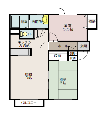 アルカディアＴＳ102間取図