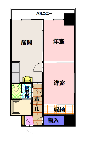 Ｓｅｃｏｎｄラシアール８０２間取図