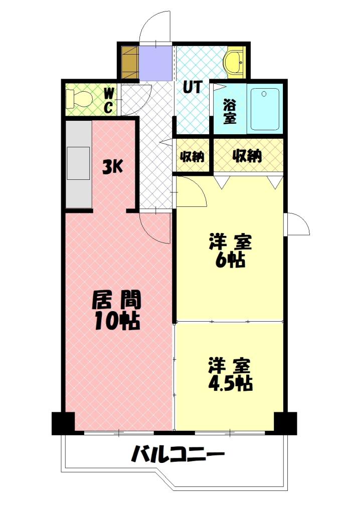 センチュリー旭川２０２間取図
