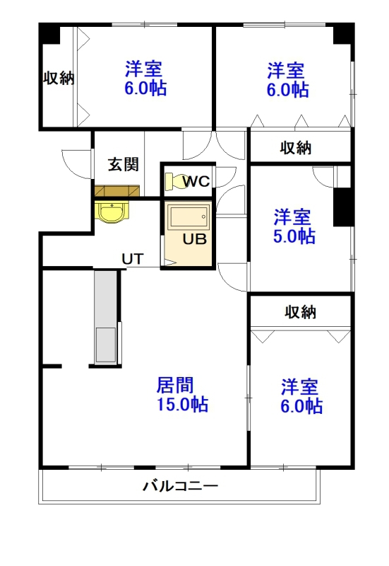 エルグレース３０５間取図