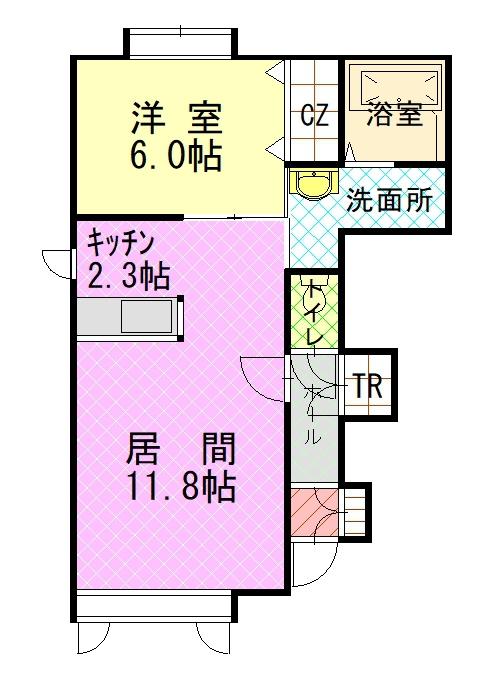 ニューエスパニアⅠＡ１０１間取図