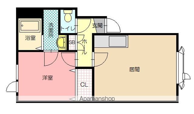 ロシェルⅡ203間取図