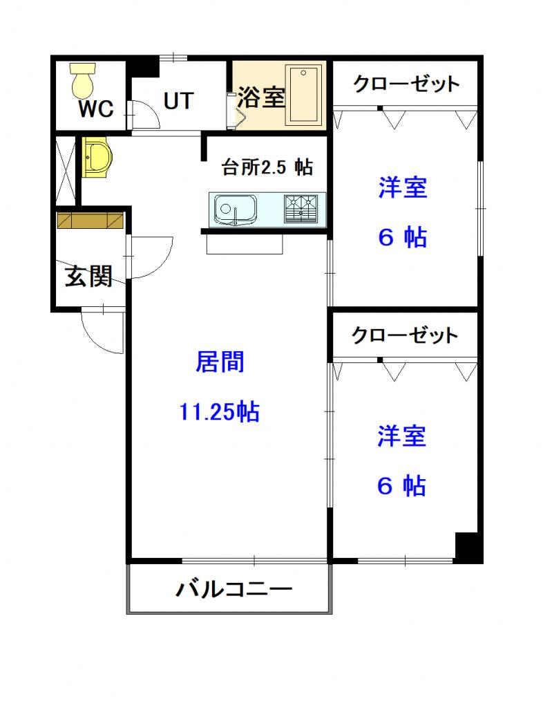 エスティパレスＴＡＩＲＡ102間取図