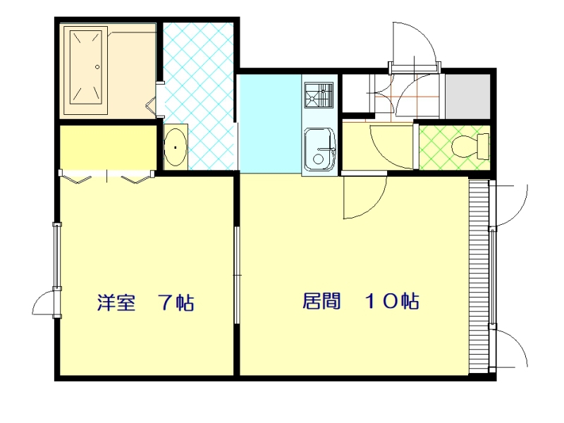 レノンス２０１間取図