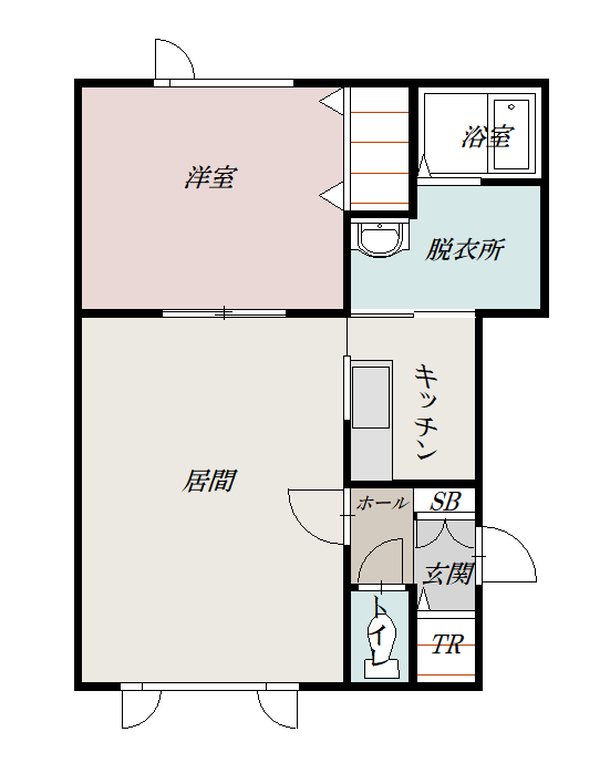 ロチェⅠ２０１間取図