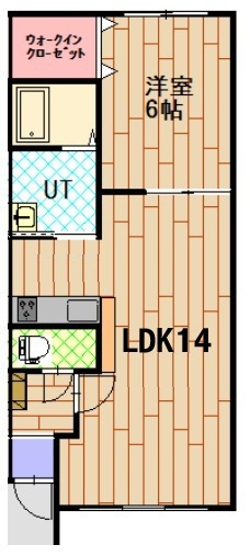 La Maison9条通102間取図