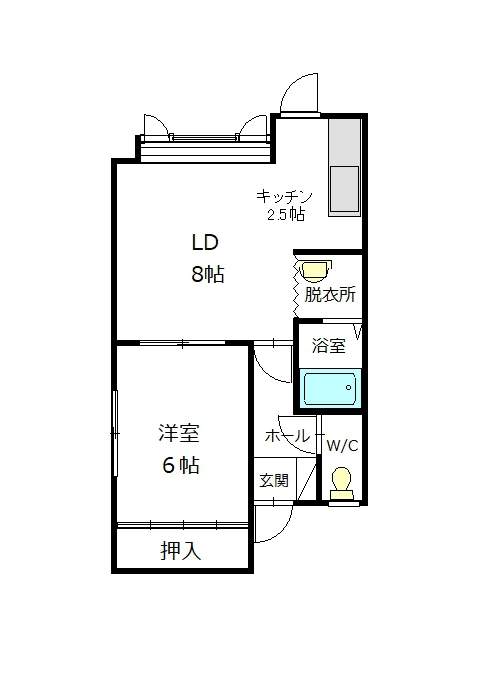 パセオ東光４．１103間取図
