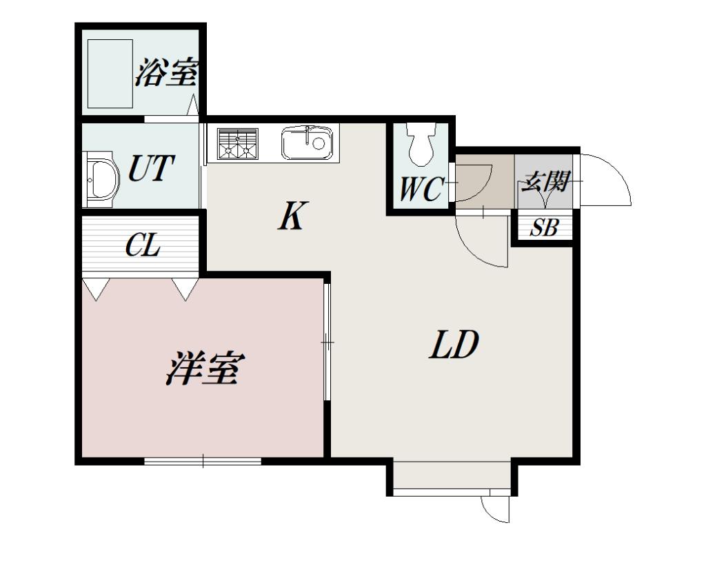 グルービー１０７１０６間取図