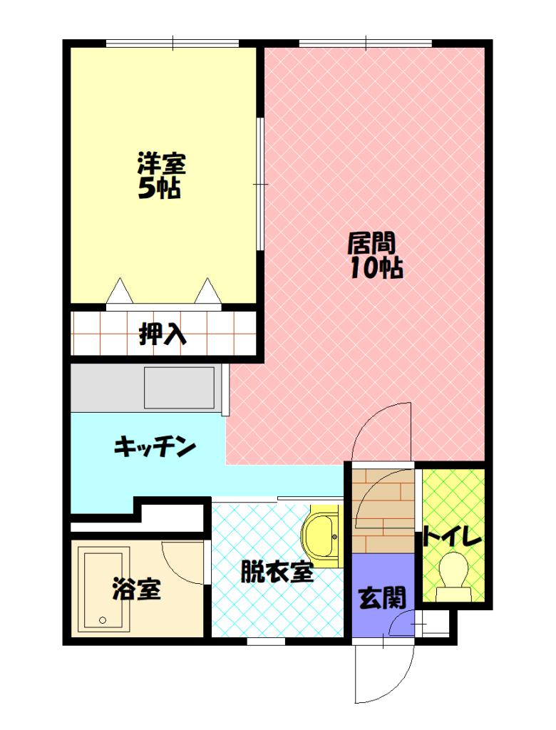 ＷｉｔｈⅠ303間取図