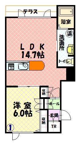 タウンズ10・13101間取図