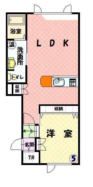 タウンズ１０・１３205間取図