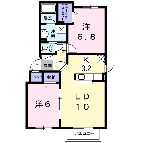 シャイニスター３０１間取図