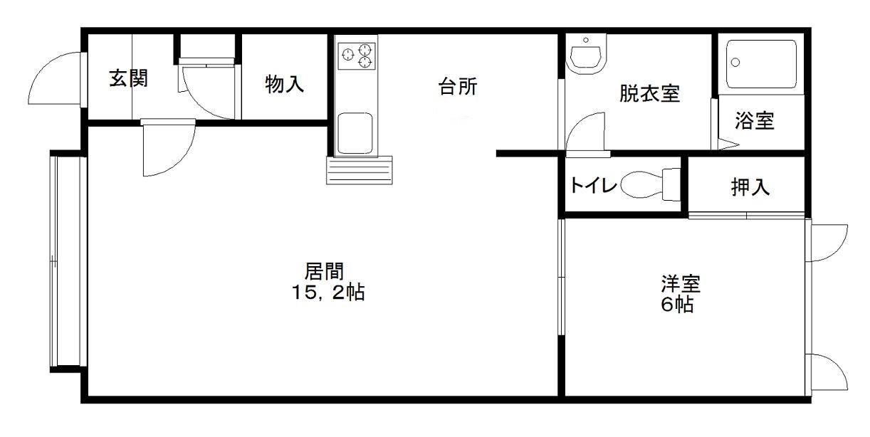 レグルス１０２間取図
