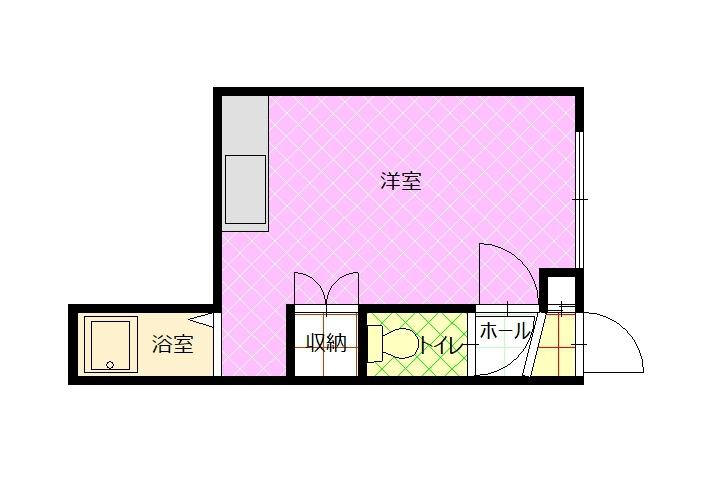 マジョリカＢ１０２間取図