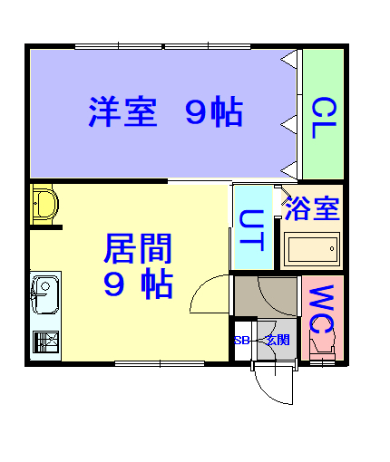 タウンズ２１１05間取図