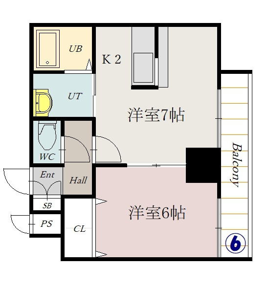 ノルテ１条通0906間取図