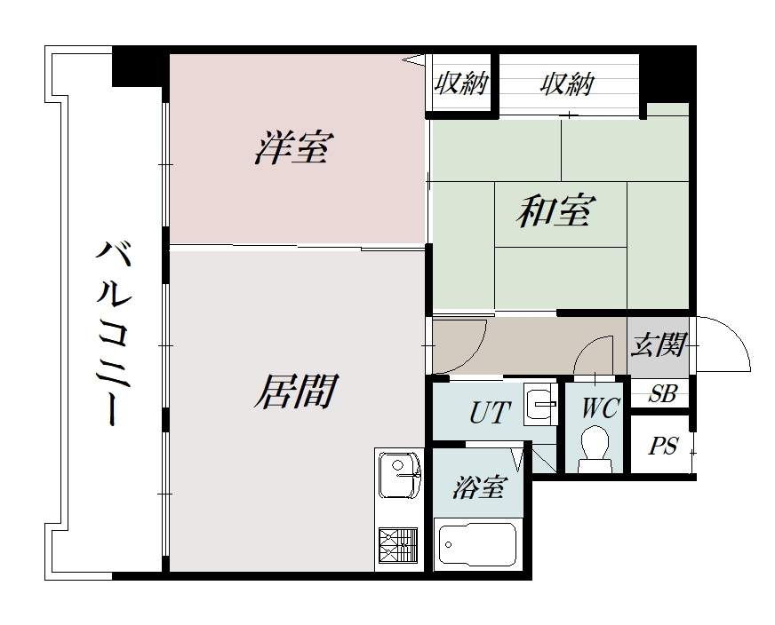 ノルテ６条通0602間取図