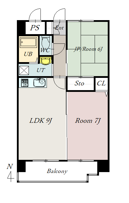 ノルテ６条通0606間取図