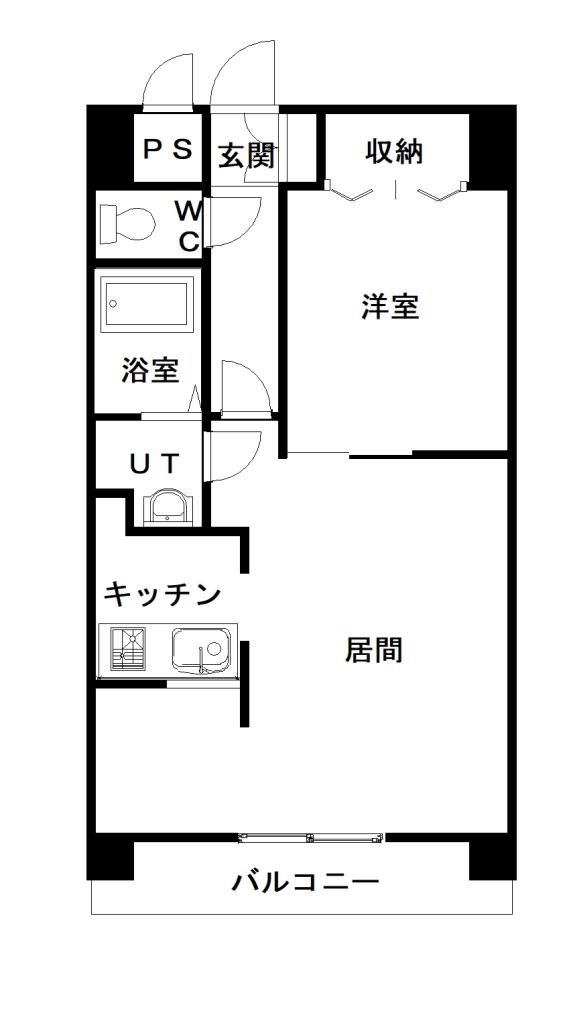 ノルテ６条通０５０５間取図