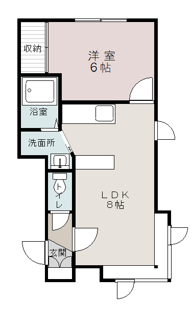 キャトルセゾン105202間取図