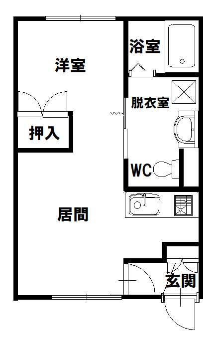 コスモス103間取図