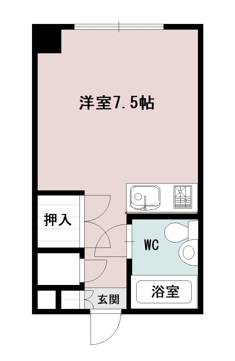 宮の杜ハイツ213間取図