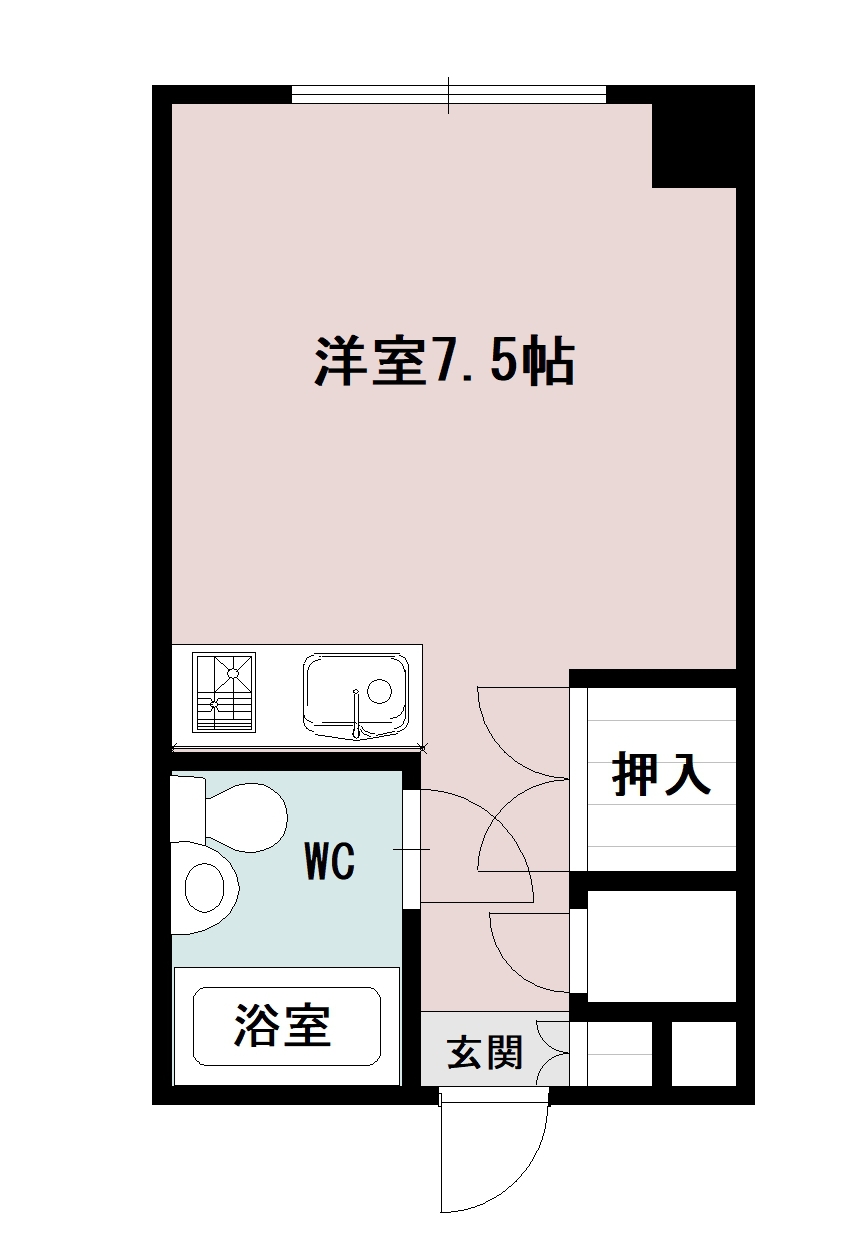 宮の杜ハイツ315間取図
