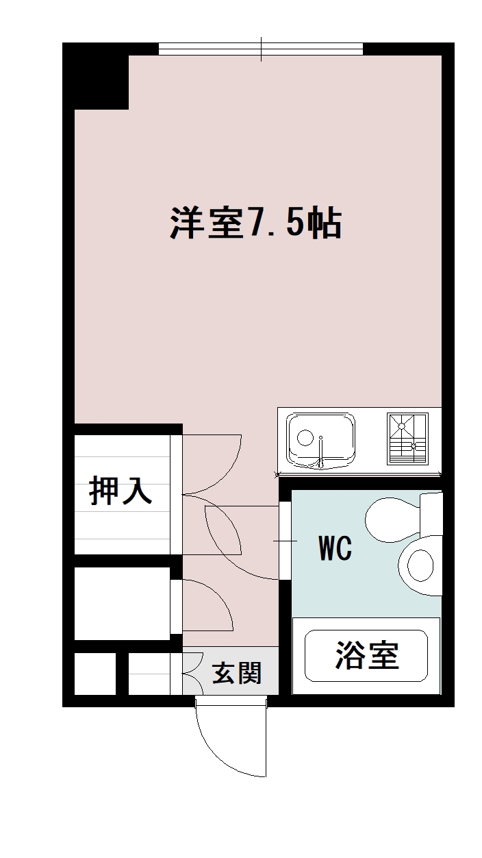 宮の杜ハイツ103間取図