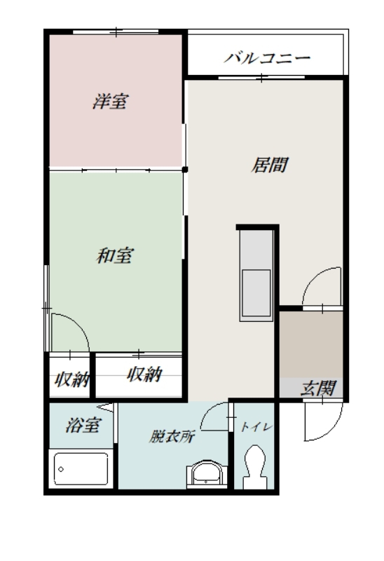 フロンティア旭川101間取図