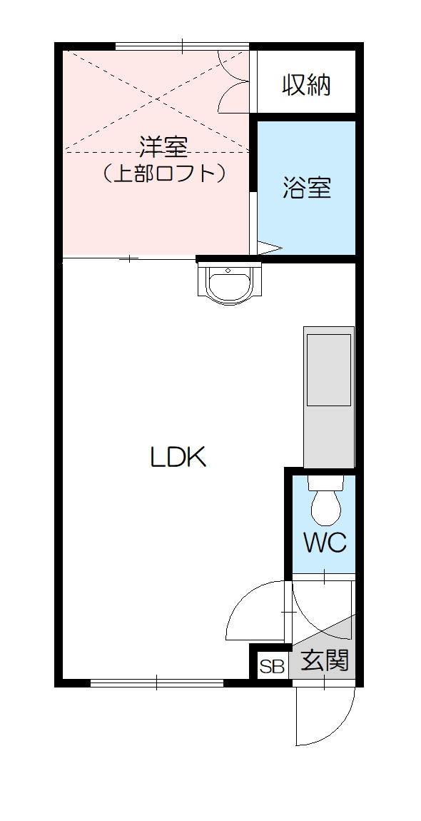 ハンドレッドヴィレッジＧ203間取図