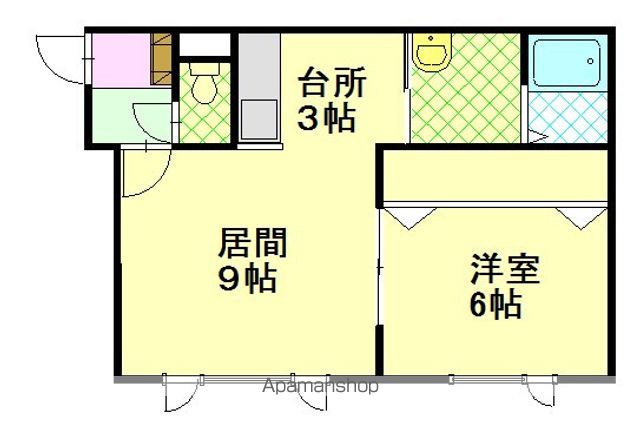 カサブランカ２０５間取図