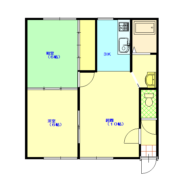 キャンパスロード321201間取図