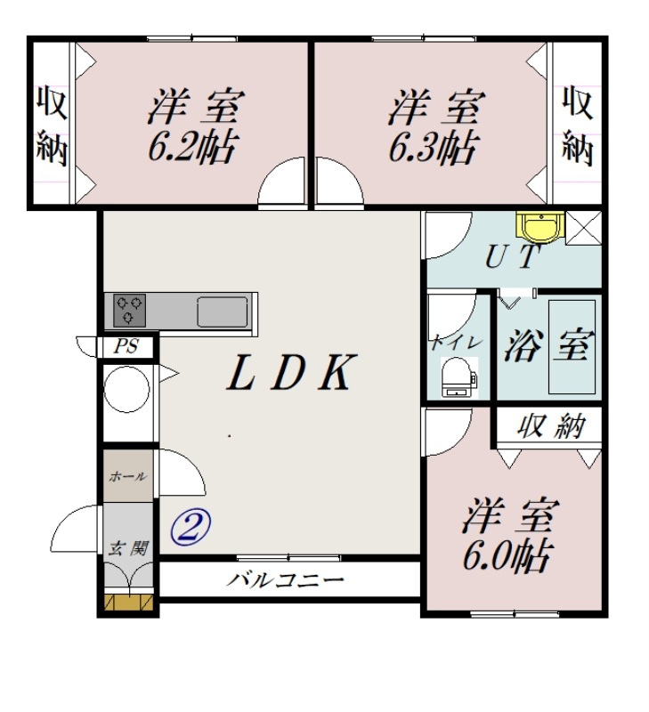 エスパシオ6.19202間取図