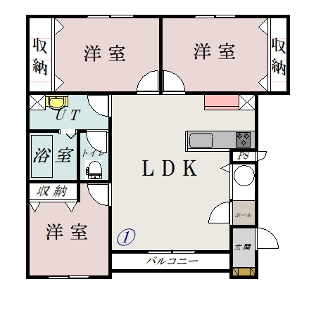 エスパシオ６．１９101間取図
