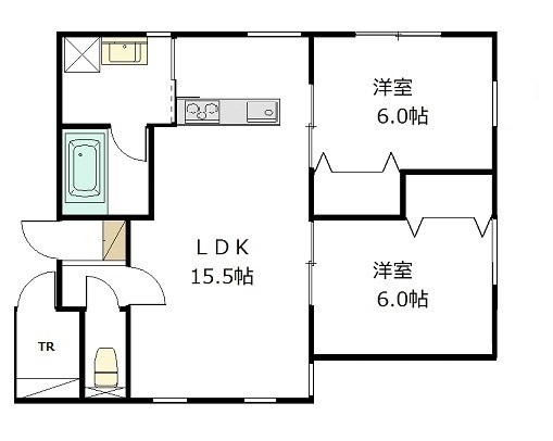 ＲｅｌａｃｈｅⅢ（ルラーシェ３）２０１間取図