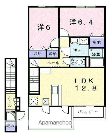ポルト・ボヌール204間取図