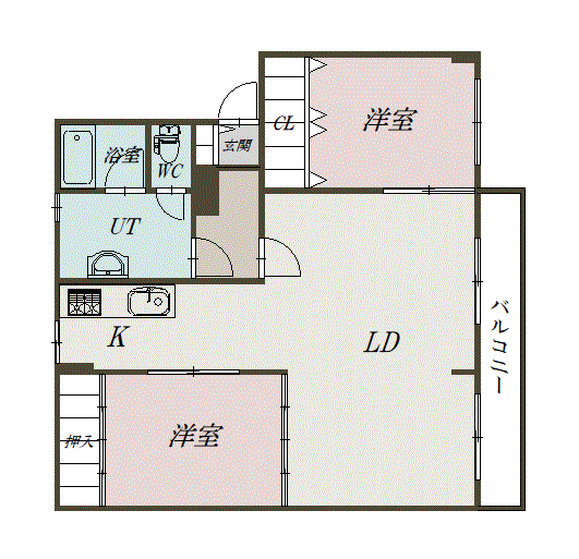 西尾アネックス102間取図