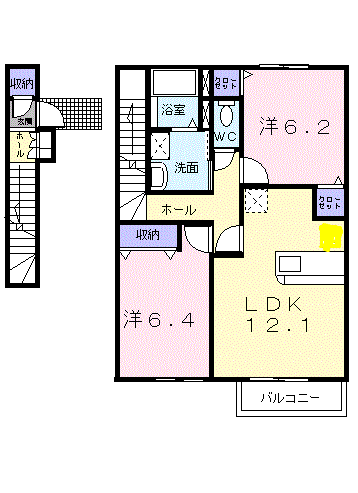 カーサイリーデ203間取図
