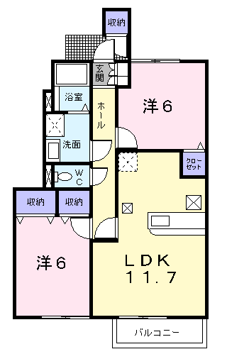 カーサイリーデ103間取図