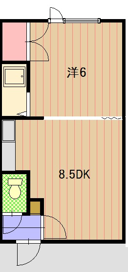 フレンズ５・２４106間取図