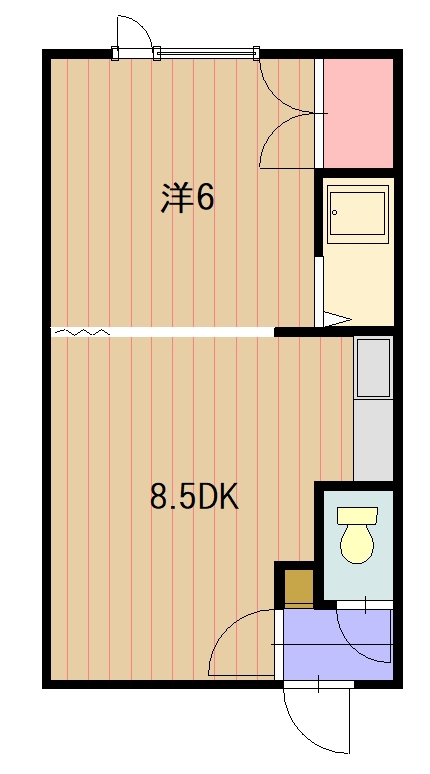 フレンズ５・２４105間取図