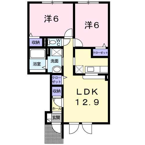カーサ・ヴェルデ102間取図