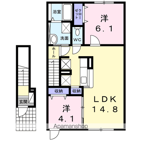 ＶＩＶＡＣＥⅡ202間取図