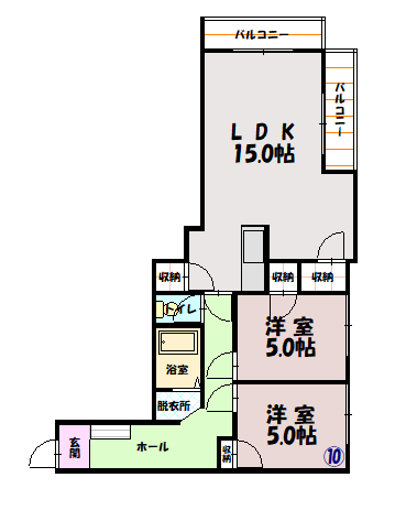 ESY旭川210間取図