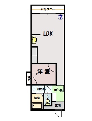 ESY旭川607間取図